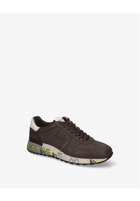 Premiata Lander 8658 Sneaker in Brown Leather Men's PREMIATA |  | LANDER VAR8658